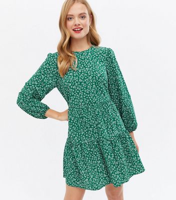 Green Floral Tiered Mini Oversized ...